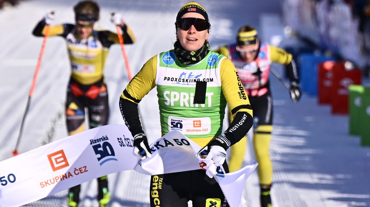 Jizerská padesátka má stejnou vítězku jako loni